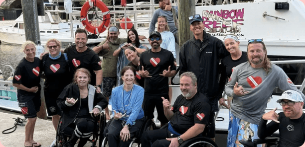 Diveheart instructor and adaptive diver